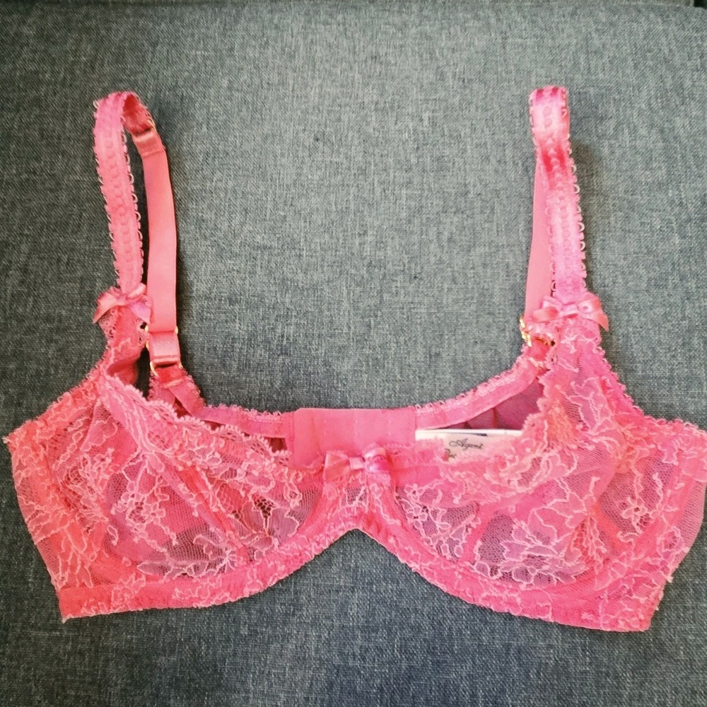 Agent Provocateur Knickers Forever Floral Lace Balconette Underwired Bra 34D